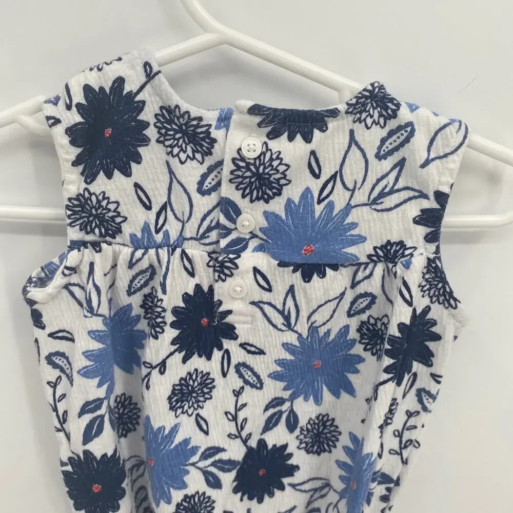 just one you by Carter's Floral Bodysuit Bubble Gauzy 6M